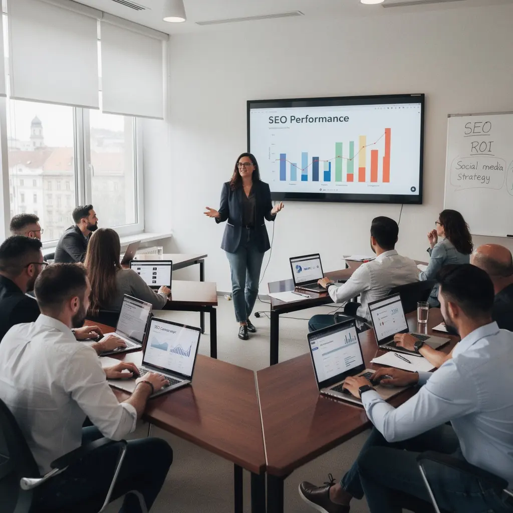 SEO és PPC stratégiák bemutatása a diákok számára